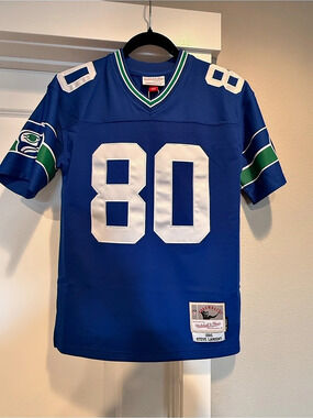 Mitchell & Ness Steve Largent Seattle Seahawks 1985 Throwback Jersey 1985 Jersey
